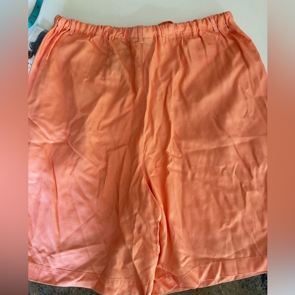 Jaclyn smith classic comfy casual light shorts light peach coral color medium - Picture 3 of 5